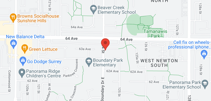 map of 12428 63A AVENUE